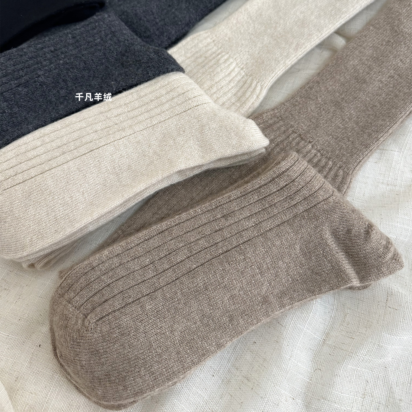 腿精！100%山羊绒长筒袜过膝长袜子打底袜高筒堆堆袜保暖膝盖护腿,淘宝优惠券,粉丝福利购,淘宝优惠卷