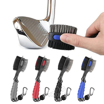 Golf Club Cleaning Brush Oversized Multifunction Two Faced Brushes With Flex Hanging Buckle Golf Accessories Fan Supplies