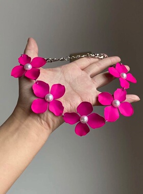 森系多巴胺花朵蝴蝶串珠