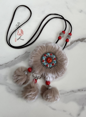 太阳花双面项链内蒙古