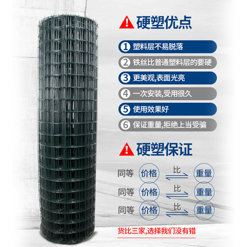 硬塑铁丝网围栏荷兰网防护栅栏养殖养鸡围墙围挡钢丝铁网户外家用 - 图1