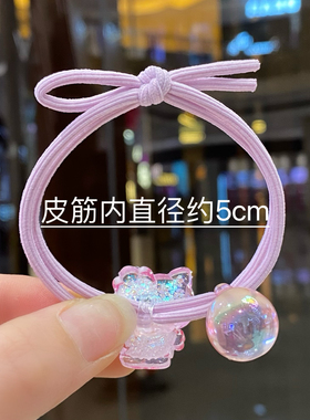扎头发绳女儿童哪吒三丽鸥夜光