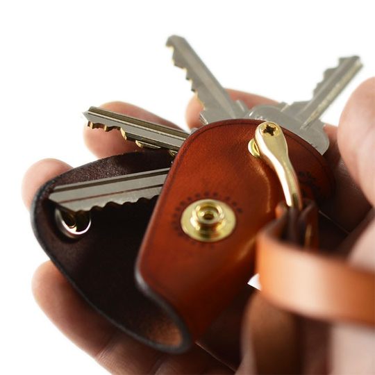 Genuine leather key case Moose overseas purchasing agent