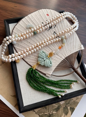 珍珠项链项链珍珠项链