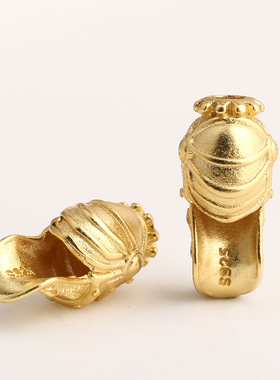 古法金银镀金佛塔弟子饰品配件