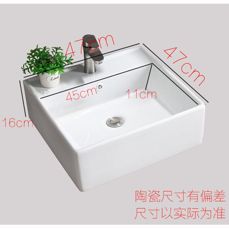 33 40 45  48 54  58 小尺寸洗脸盆台上盆单孔陶瓷盆洗手盆洗漱台,淘宝优惠券,粉丝福利购,淘宝优惠卷