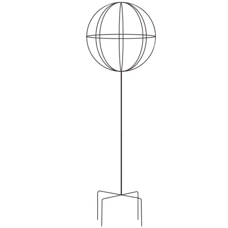 棒棒糖花架爬藤架风车茉莉蓝雪花球形园艺造型花盆支架植物攀爬架
