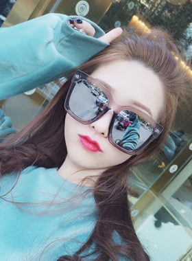 大框太阳镜防紫外线时尚男女方形