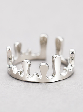 finger rings women an crown ring men 皇冠造型戒指 食指女