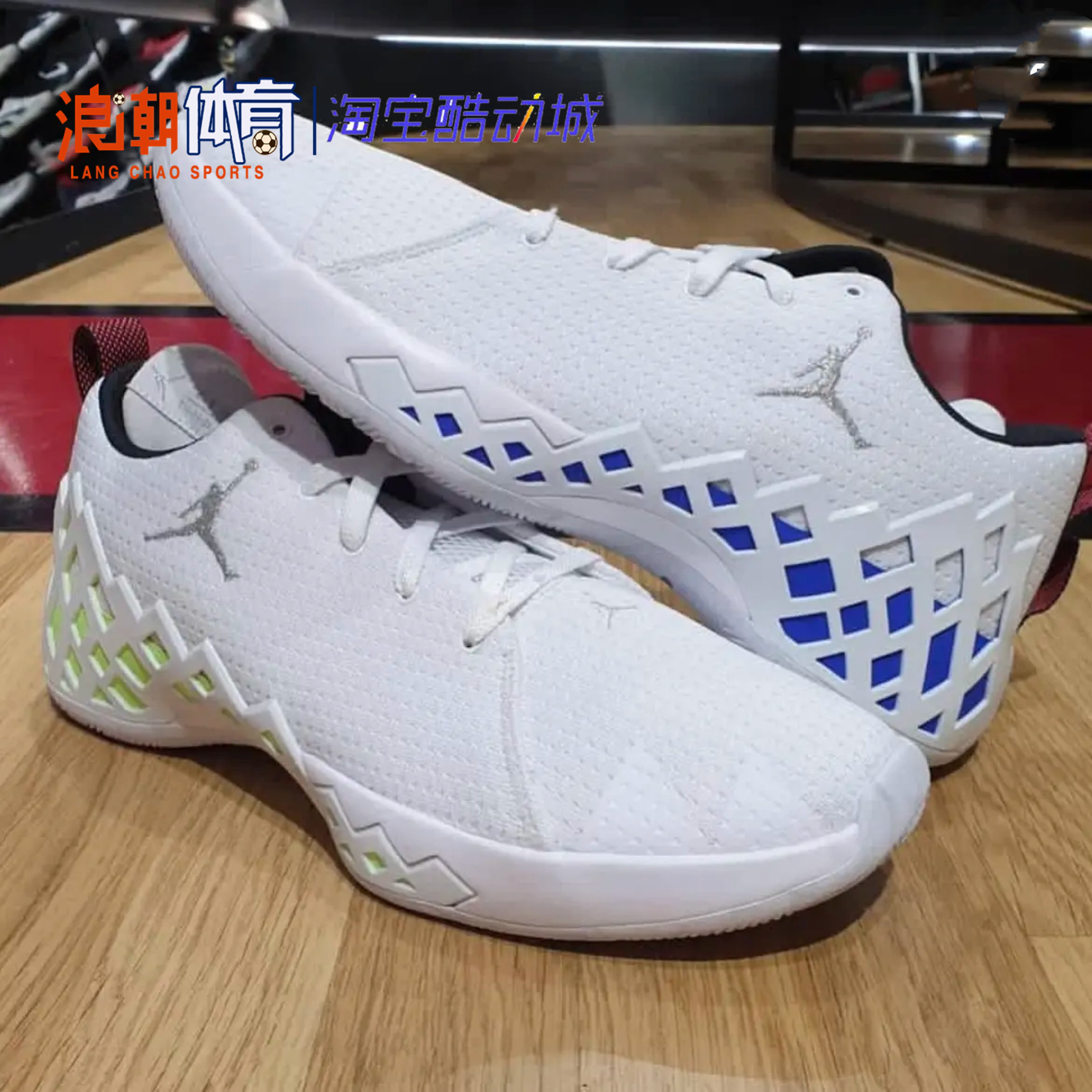 Air Jordan Diamond AJ男子鸳鸯男子低帮实战篮球鞋 CI1209-101-图0