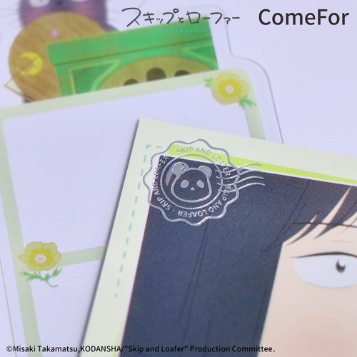 【余量通贩】ComeFor跃动青春动画系列 徽章杯垫透卡挂件 现货 - 图2