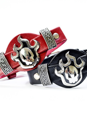 死神骷髅虚火十二星座凹凸世界动漫周边潮牌手链情侣手镯钥匙锁