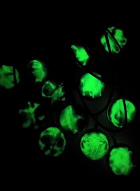 跨境新款创意夜光十二星座戒子欧美时光宝石戒指12星座发光指环