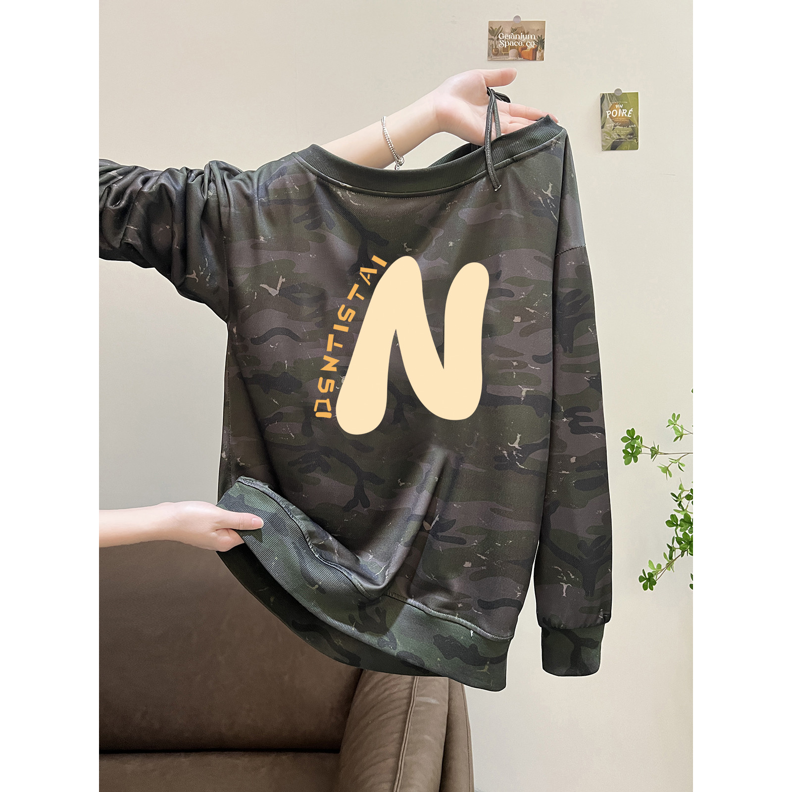 胖妹妹300斤字母图案设计薄款单吊带上衣新款松弛别致宽松T恤小衫,淘宝优惠券,粉丝福利购,淘宝优惠卷