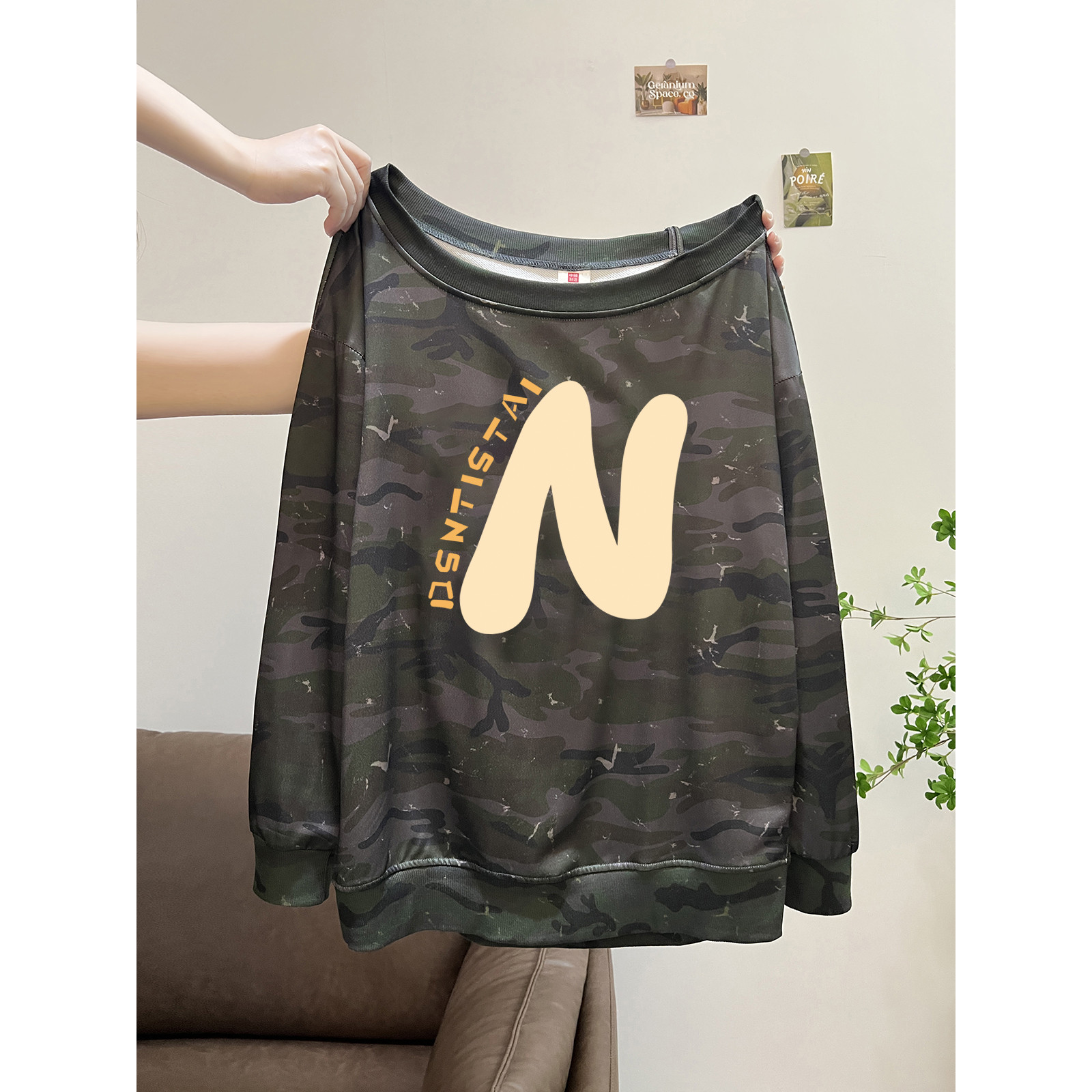 胖妹妹300斤字母图案设计薄款单吊带上衣新款松弛别致宽松T恤小衫,淘宝优惠券,粉丝福利购,淘宝优惠卷