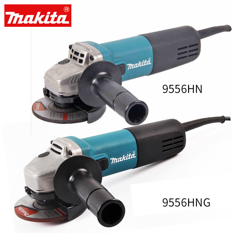 makita牧田9556HN角磨机家用电动磨光机9556HB钢材金属打磨切割机 - 图0