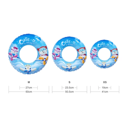 Мультяшный надувной плавательный круг подходит для мужчин и женщин, увеличенная толщина, новая коллекция