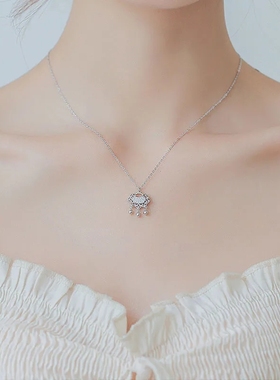 吊坠女生本命年七夕长命锁新款潮