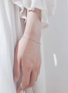 925银网红设计感ins风女韩版手链