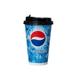 Disposable drink cup cola cup double coated with lid