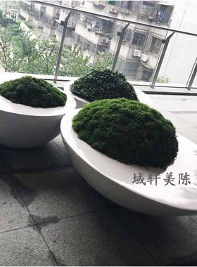 商业风美陈玻璃钢景观雕塑定制