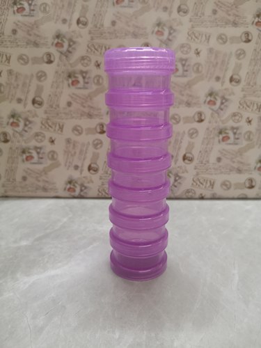 便携一周7格迷你密封可拆分格小药盒 蛋白粉圆瓶子 保健品收纳盒 - 图2