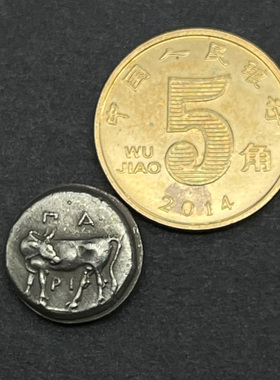 古希腊银币真币复刻古币饰品镶嵌