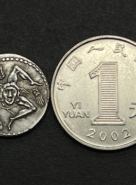 罗马历史古币硬币项链恺撒美杜莎