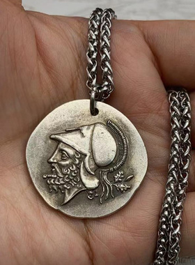 古罗马饰品硬币项链白羊座天蝎座