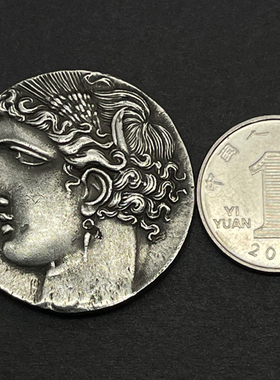 古希腊罗马银币饰品硬币项链吊坠