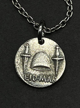 罗马人的故事银币纪念币古罗马布鲁图斯刺杀恺撒大帝银币硬币项链