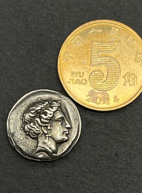 天后赫拉复刻希腊古币可用于镶嵌