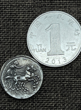 希腊古币饰品阿波罗狮子座守护神