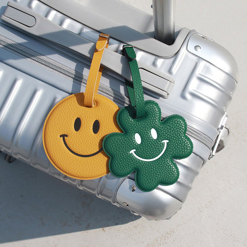 韩国fenice经典皮质行李箱挂牌托运防丢姓名信息旅行包吊牌挂件 - 图0