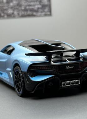 仿真布加迪divo跑车模型桌面摆件