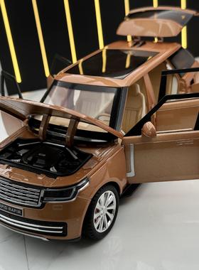 仿真路虎揽胜越野车合金模型摆件