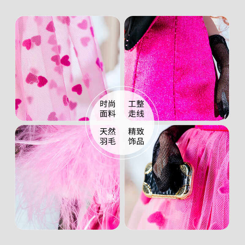 【第二件半价】仙仙超模娃娃爸比娃衣换装时尚礼服送女生潮玩具 - 图0