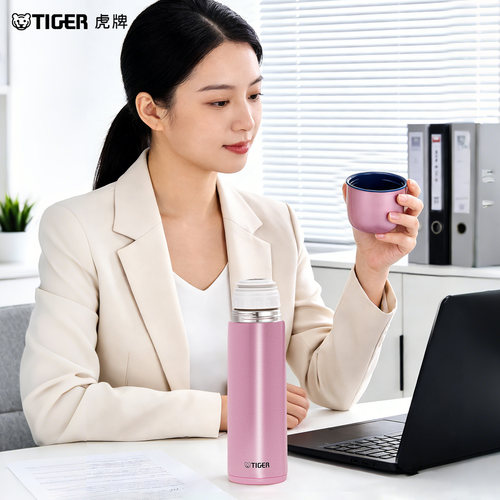 tiger虎牌保温杯500ml子弹头304不锈钢保温保冷水杯女士CSC-A50C - 图3
