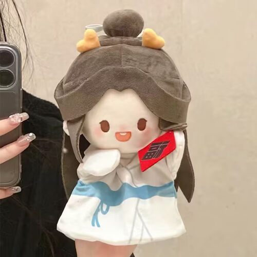 天官赐福周边手偶谢怜花城棉花娃娃动漫周边二次元同人挂件玩偶 - 图0