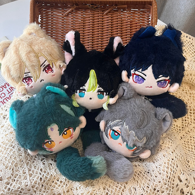 原神周边二次元大头挂件魈艾尔海森散兵毛绒团提纳里娃娃公仔玩偶
