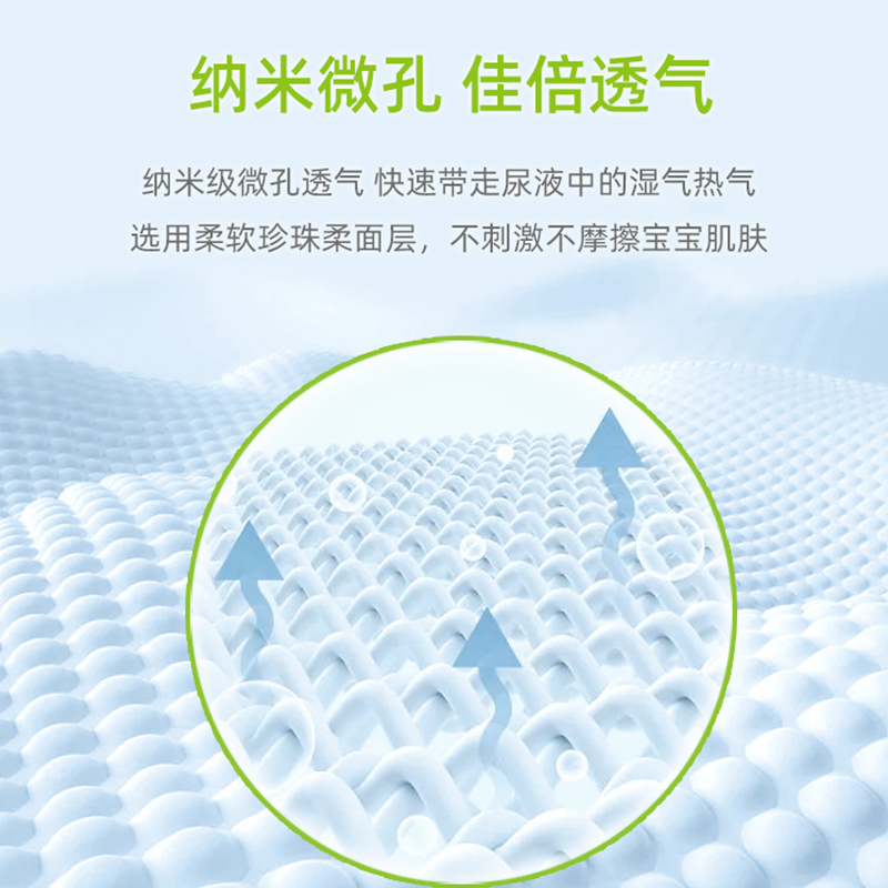 柔爱金冠超薄透气柔软干爽弱酸亲肤宝宝纸尿裤内裤式尿不湿拉拉裤-图0