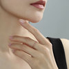 Ming brand jewelry 18K gold cross flower hollow ring
