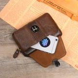 Кожаный ремень, универсальная дорожная поясная сумка для отдыха, 6 дюймовая, из натуральной кожи