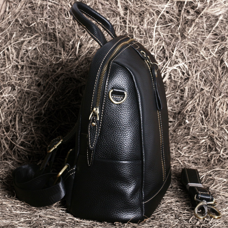 藏皮客小型双肩包包女真皮复古风迷你双肩背包头层牛皮单肩两用包,淘宝优惠券,粉丝福利购,淘宝优惠卷