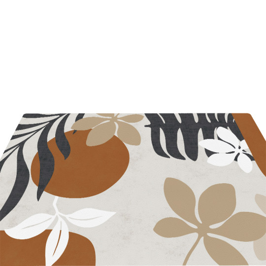 莫兰迪皮革入户门地垫网红免洗可擦可裁剪pv家用环保防滑玄关地毯