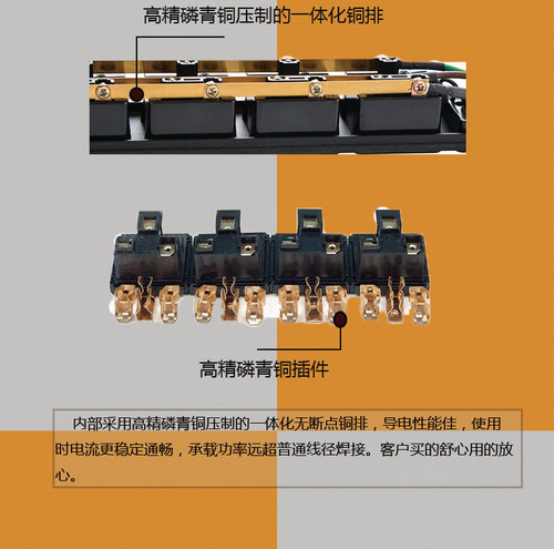 PDU机柜插座竖装专用电源插排12/14/16位10A/16A带灯大功率接线板 - 图2
