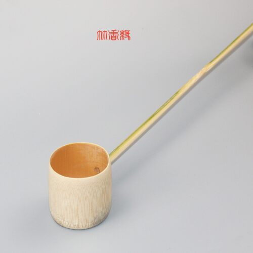 竹水瓢手工定做竹木长柄水舀子大号水勺酒勺日式勺茶瓢茶道啤酒勺 - 图0