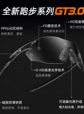 马拉松跑步眼镜运动防风