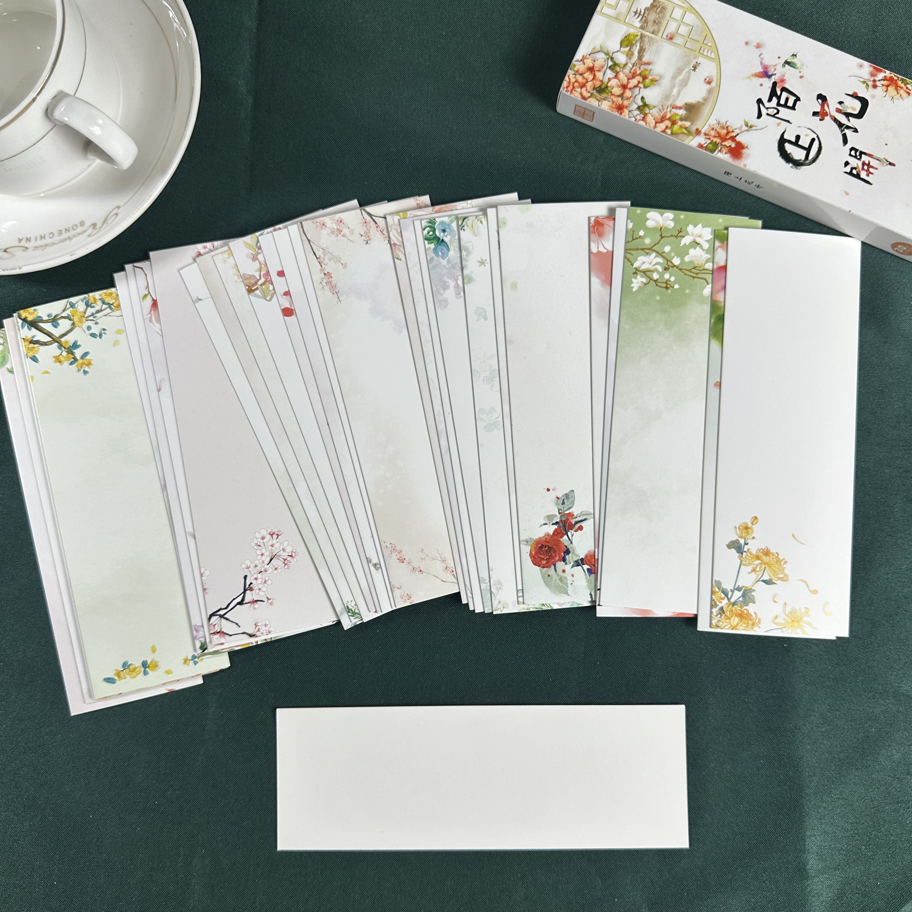 精美中国风插画空白书签田园风卡片DIY背景卡片纸质学生古风文艺,淘宝优惠券,粉丝福利购,淘宝优惠卷
