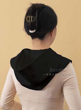 可搭卫衣的女士带帽保暖假衣领